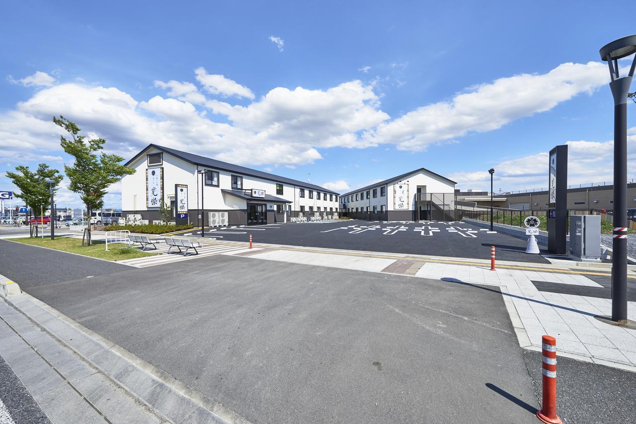Hotel Kan-Raku Saitama Honjo-Waseda Hinoki No Yakata Exteriör bild