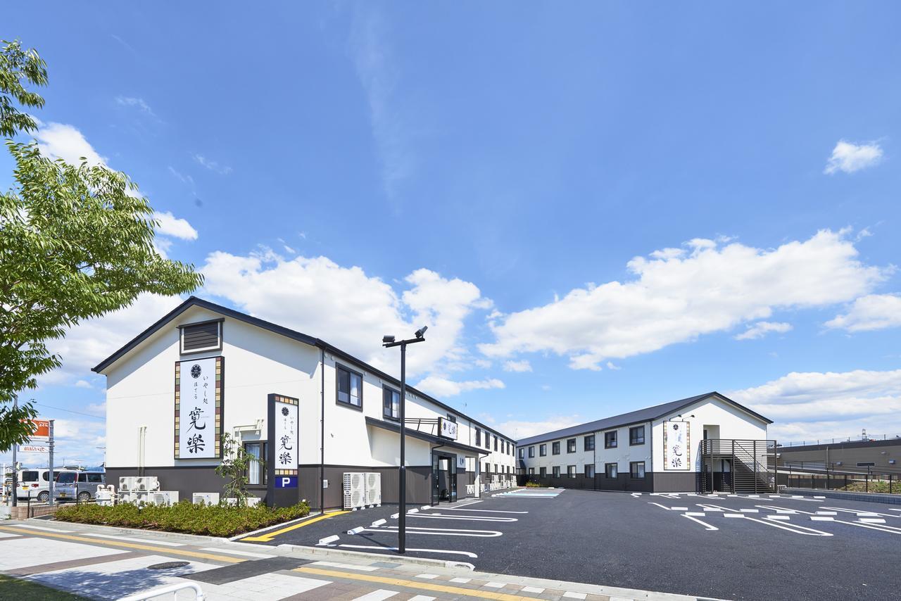 Hotel Kan-Raku Saitama Honjo-Waseda Hinoki No Yakata Exteriör bild