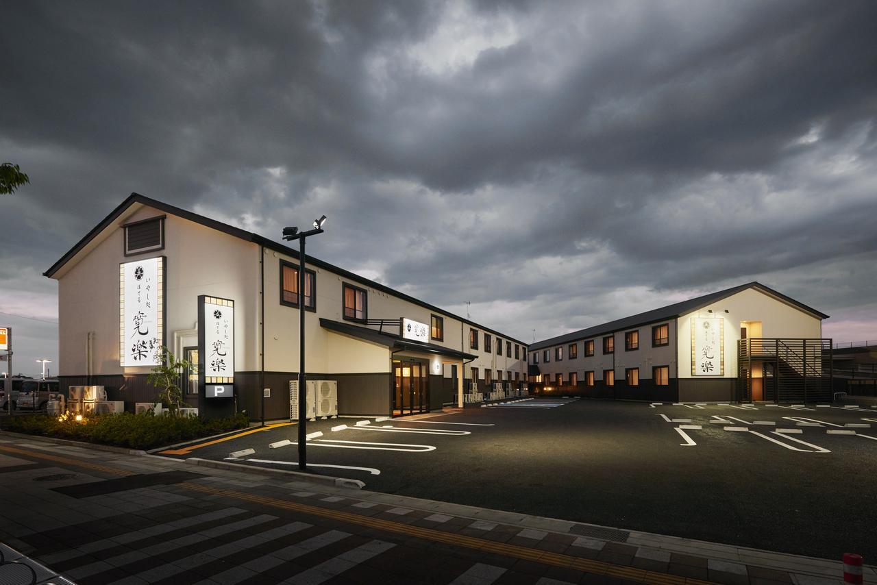 Hotel Kan-Raku Saitama Honjo-Waseda Hinoki No Yakata Exteriör bild