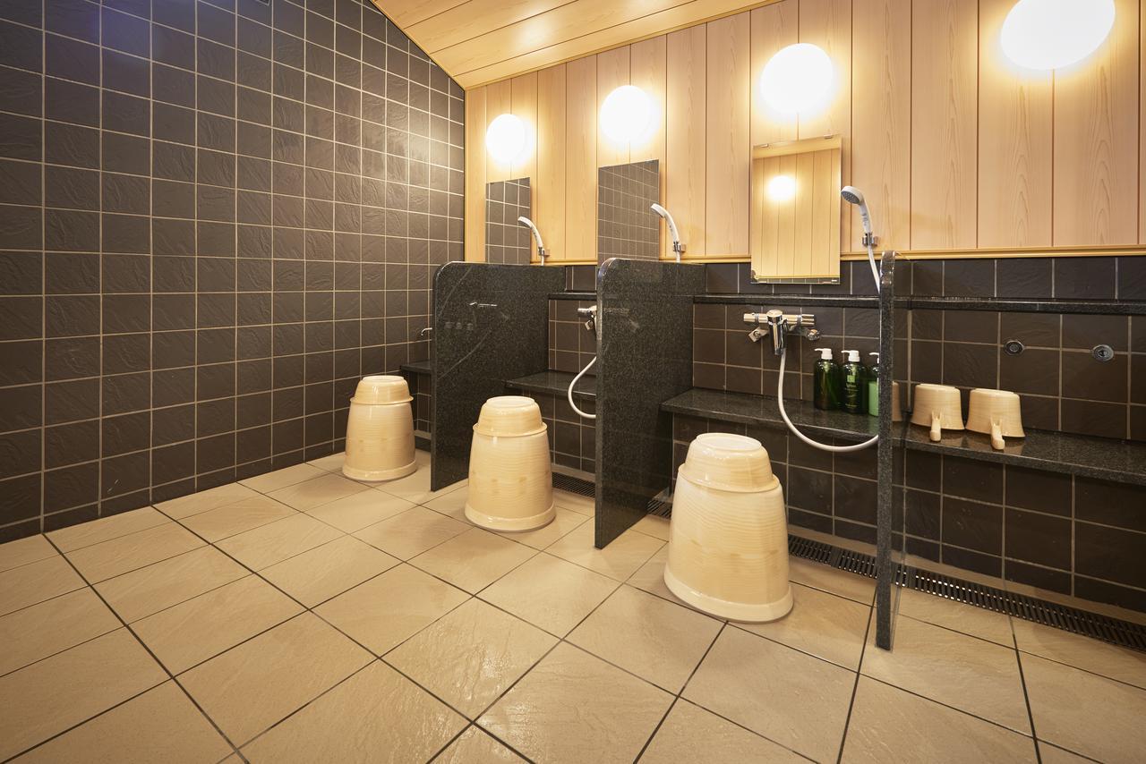 Hotel Kan-Raku Saitama Honjo-Waseda Hinoki No Yakata Exteriör bild